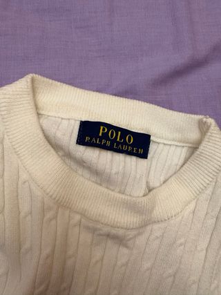 Jersey Polo Ralph Lauren Blanco