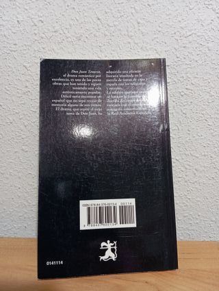 DON JUAN TENORIO JOSÉ ZORRILLA LIBRO.