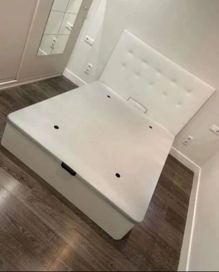 Canapé, somier , base tapizada, armario