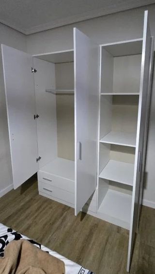 Canapé, somier , base tapizada, armario