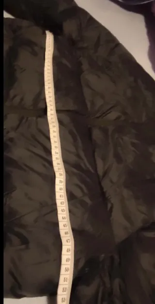 Cazadora acolchada negra Talla S