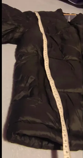 Cazadora acolchada negra Talla S