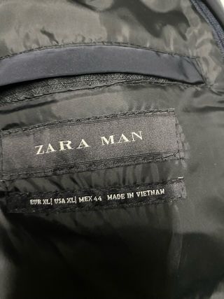 Abrigo Zara Man Negro