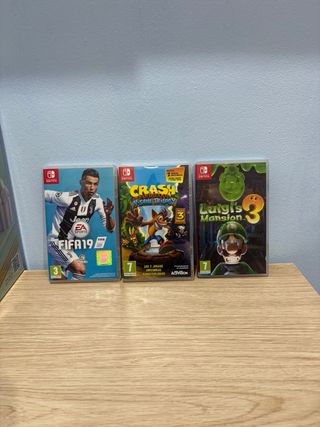 FIFA 19, Crash Bandicoot N y Luigi's mansion 3
