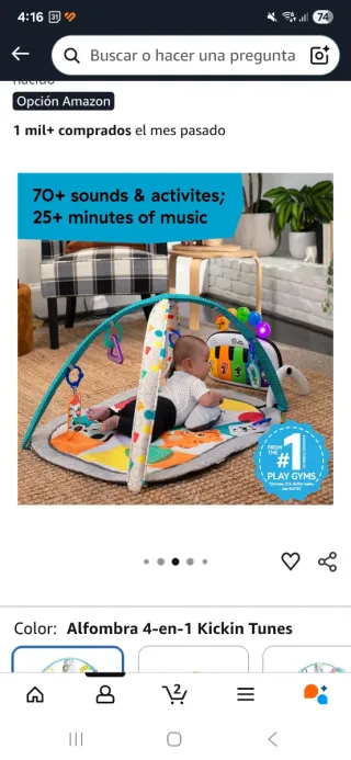Gimnasio Bebé Musical Baby Einstein