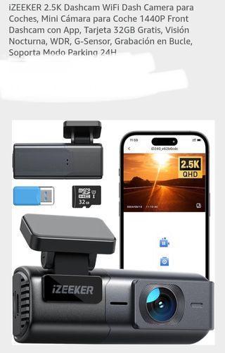 iZEEKER 2.5K Dashcam WiFi 32GB