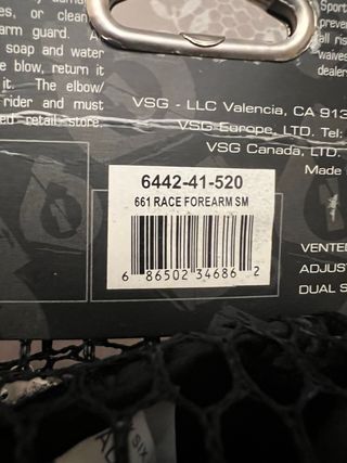 Coderas NUEVAS SIXSIXONE antebrazo