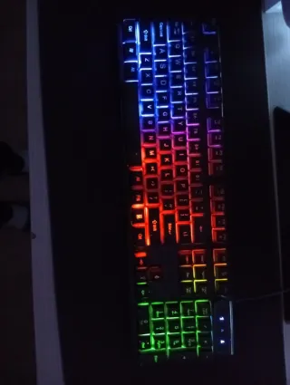 Teclado Gamer Negro USB