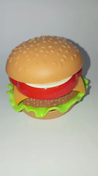 Hamburguesa de juguete desmontable