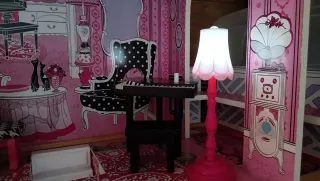 Casa de muñecas de madera 3 alturas