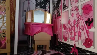 Casa de muñecas de madera 3 alturas