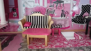 Casa de muñecas de madera 3 alturas