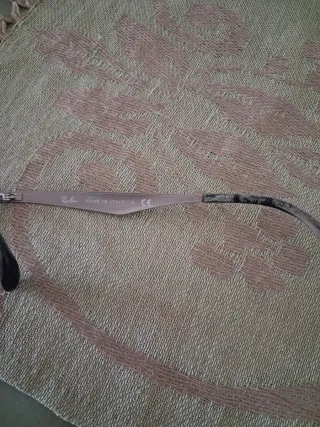 Montatura Occhiali Uomo Ray Ban Nera e Argento