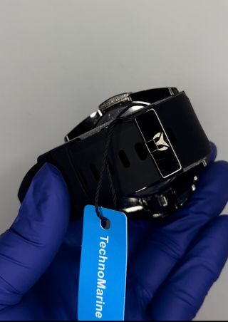 Reloj TechnoMarine Negro y Azul Nuevo