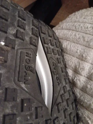 Zapatillas Hogan Mujer Talla 36 Negras y Plateadas