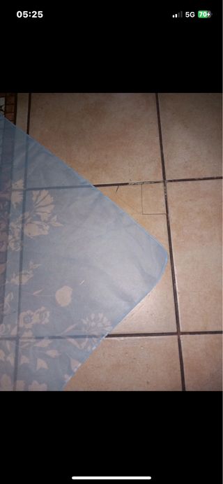 Foulard Giorgetto Celeste con Fiori Bianchi