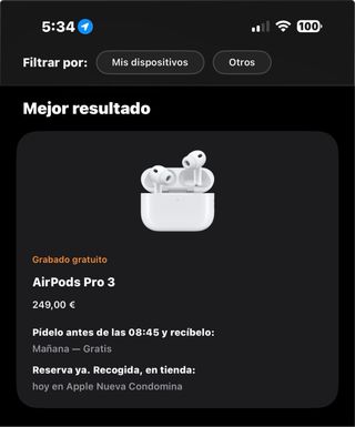 AirPods Pro 3 Blancos, usados solo una semana.