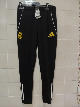 Pantalón Adidas Real Madrid Oro Negro