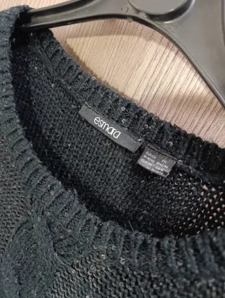 Maglione Esmara nero con lurex