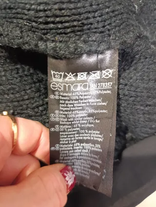 Maglione Esmara nero con lurex