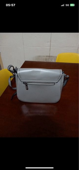 Borsetta rigida Enrico Coveri ecopelle grigia