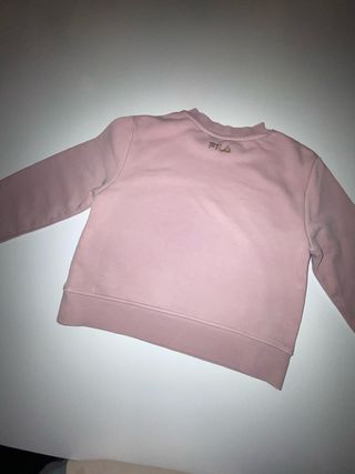 Maglietta bambina Fila rosa con diamante