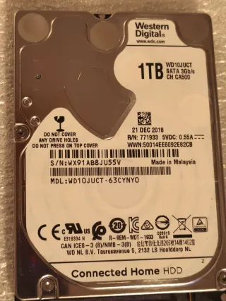 Disco Duro WD 1TB 2.5 SATA