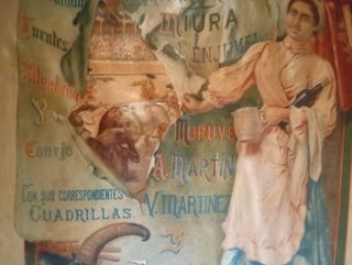 Cartel Toros Seda Bilbao 1900 (53x31 cm)