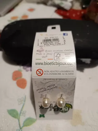 Orecchini perla Bio Bijoux