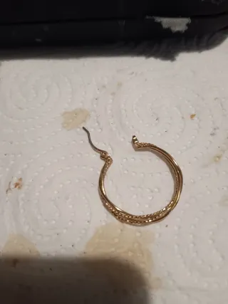 Orecchino donna bigiotteria dorato