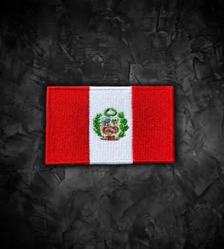 Perú 🇵🇪 Parche bandera termoadhesiva
