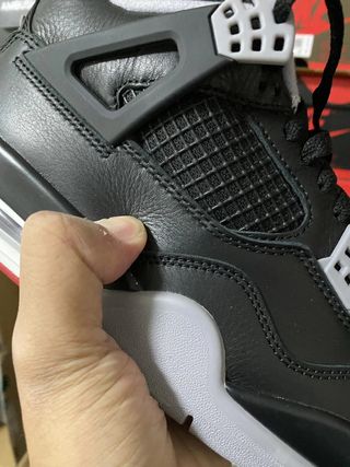Air Jordan 4 Bred Retro OG Negro Rojo Talla 39