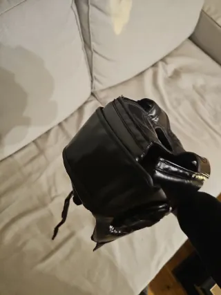 Casco de boxeo negro