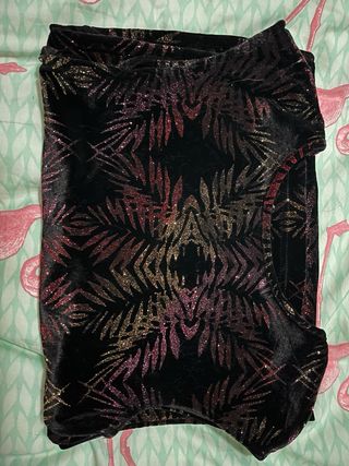 Vestido de terciopelo con brillos