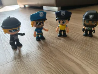 Playmobil Policíab y bombero,figuras Hallowee