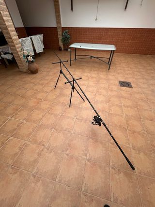 Equipo Carpfishing 3 cañas