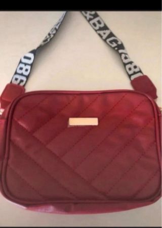 Bolso bandolera rojo kuchen