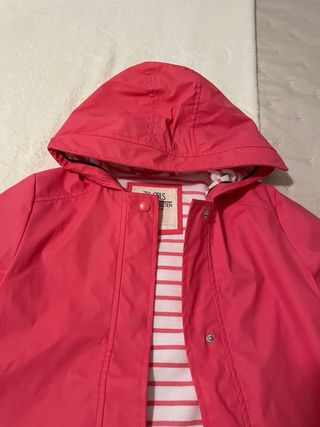 Impermeable Zippy niña rosa Talla 7-8 años