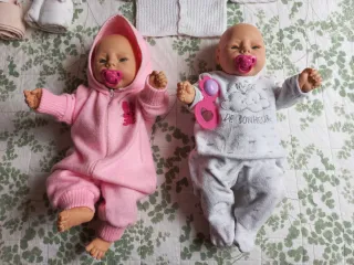 2 Bambole Natiora Migliorati Vintage