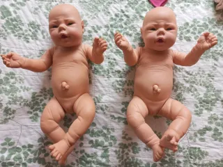 2 Bambole Natiora Migliorati Vintage