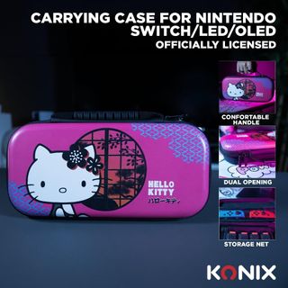 Custodia protettiva Hello Kitty per Nintendo Switch e Switch Lite