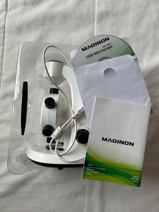 Microscopio USB MAGINON Optics con CD