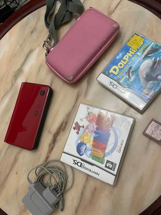 Nintendo DS XL Roja + Juegos