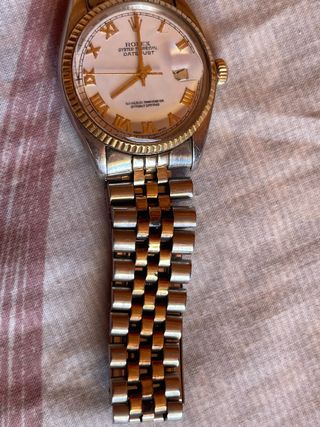 Rolex DateJust Oro y Plata