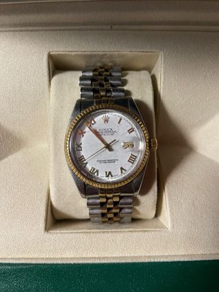 Rolex DateJust Oro y Plata