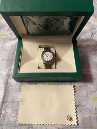 Rolex DateJust Oro y Plata