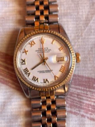 Rolex DateJust Oro y Plata