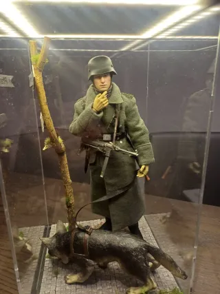 Action Figure Soldato WW2 con Cane