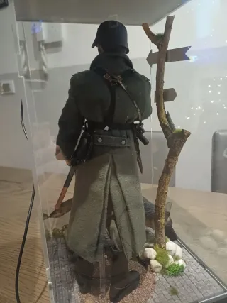 Action Figure Soldato WW2 con Cane