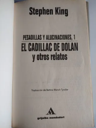 STEPHEN KING. PESADILLAS Y ALUCINACIONES. 3 LIBROS